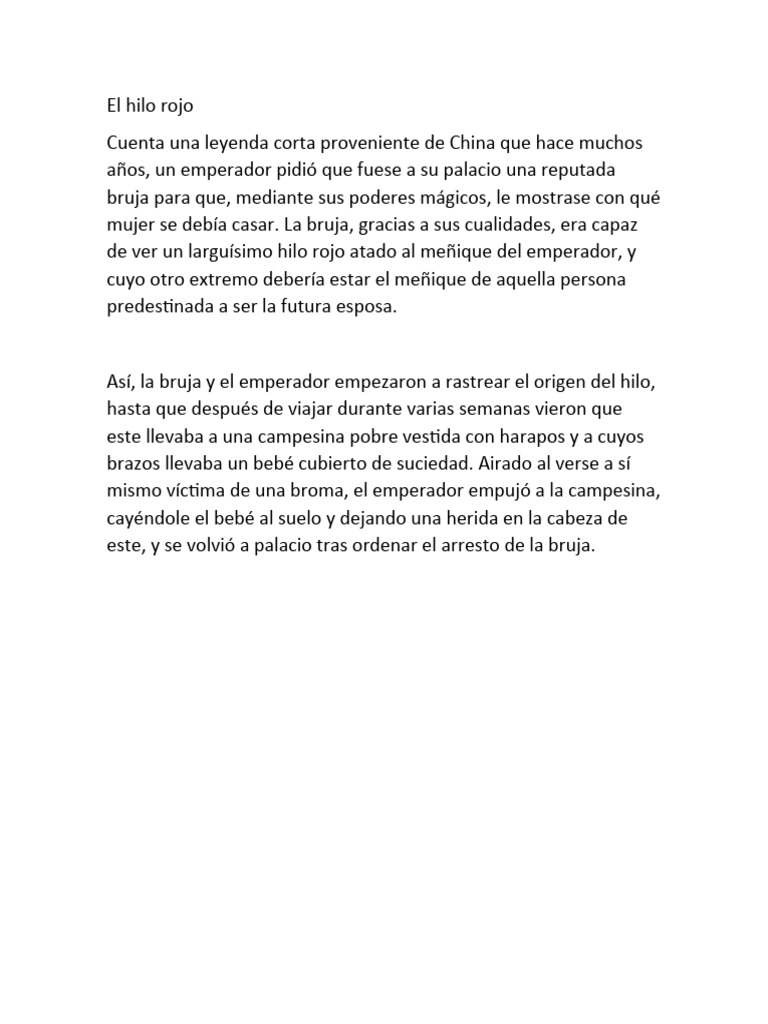 El Hilo Rojo PDF