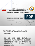 Clase 15 Cultura Empresarial