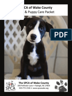 Dog Puppy Adoption Packet