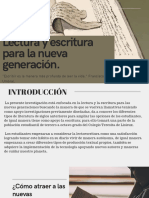 Lectura y Escritura Nuevas Generaciones