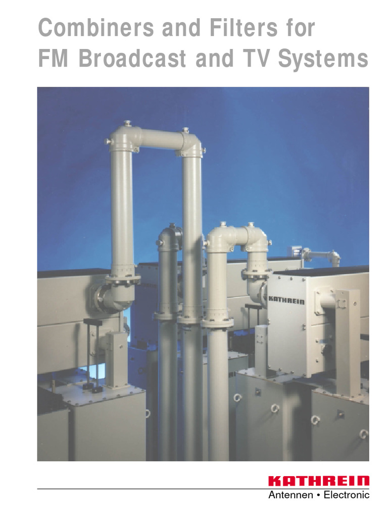 Combiners and Filters For FM and TV PDF Filter (Signal Processing