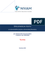 Specifikacia Testu SJSL T9 2024