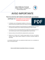 Recuperación Academica - Aviso 24-1