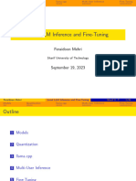 Local LLM Inference and Fine-Tuning