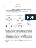 Unit-Ii Iot and M2M