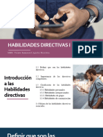Introduccion A Las Habilidaes Directivas