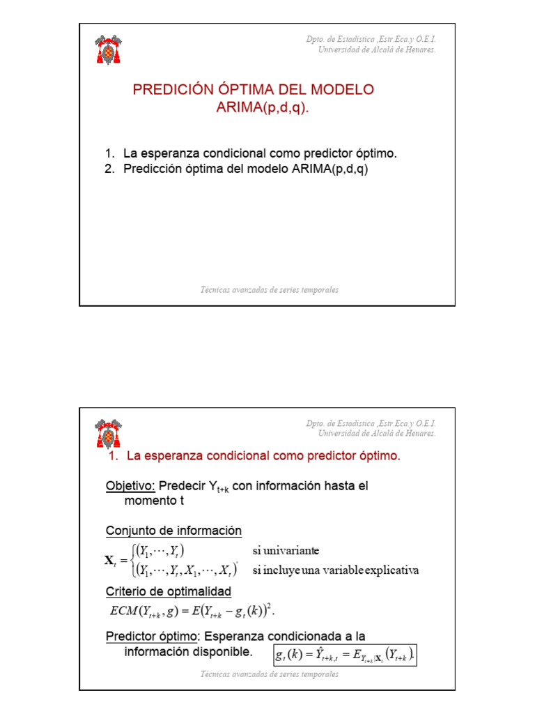 Prediccion ARIMA | PDF | Análisis estadístico | Enseñanza de matemática