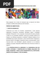 Informes Individuales de Estudiantes de Salas de 4 y 5 Años