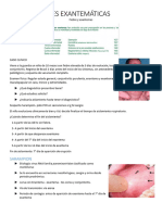 Enfermedades Exantemáticas