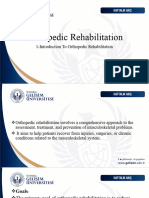 Orthopedic Rehabilitation 1 2