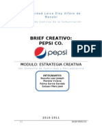 Muestra de Brief Creativo -Pepsi Co