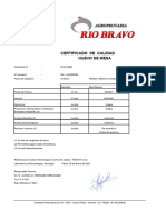 Certificado Rio Bravo