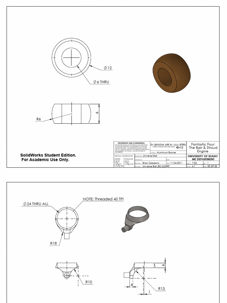 Advanced SolidWorks Engine Drawings | PDF | Manufactured Goods | Engines