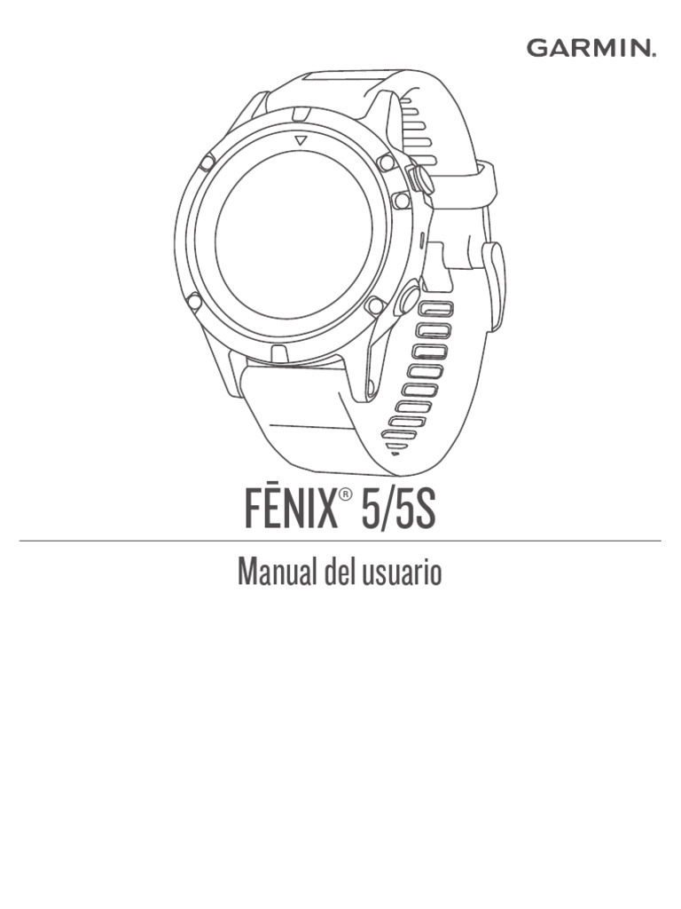 Fenix 5 5S OM ESXM PDF Sistema de Posicionamiento Global Nadando
