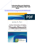 Reading Understanding and Applying Nursing Research 4th Edition Fain Test Bank