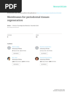 avances gtr | PDF | Periodontology | Tissue Engineering