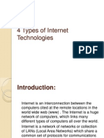 4 Types of Internet Technologies