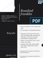 Rosalind Franklin Trabajo Final