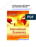 International Economics 8th Edition Appleyard Solutions Manual