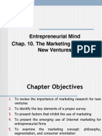 Chap. 10. The Marketing Aspects of New Ventures New