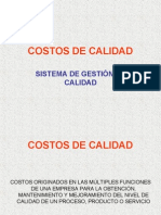 Sistema costos calidad