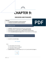 Chapter 9 - Sinusoids and Phasors