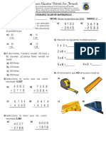 Examen de Matematicas