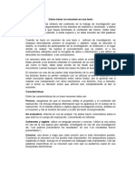 Guía para Redactar un Resumen de Tesis | PDF