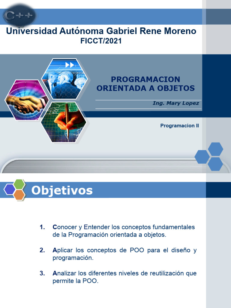 Introducción a la Programación Orientada a Objetos | PDF | Objeto ...