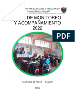 Plan de Monitoreo 2022