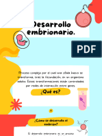 Desarrollo Embrionario