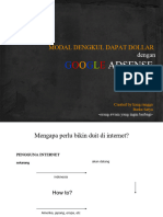 Modal Dengkul Dapat Duit Dengan Google Adsense