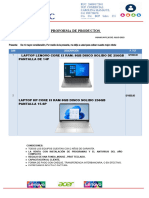 Proforma Laptop Core I3