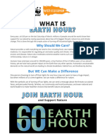 Earth Hour Education Pack 2023