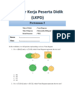 LKPD Pertemuan 5 Venn Diagram