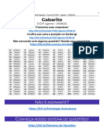 8º Simulado - PC-DF - Gabarito