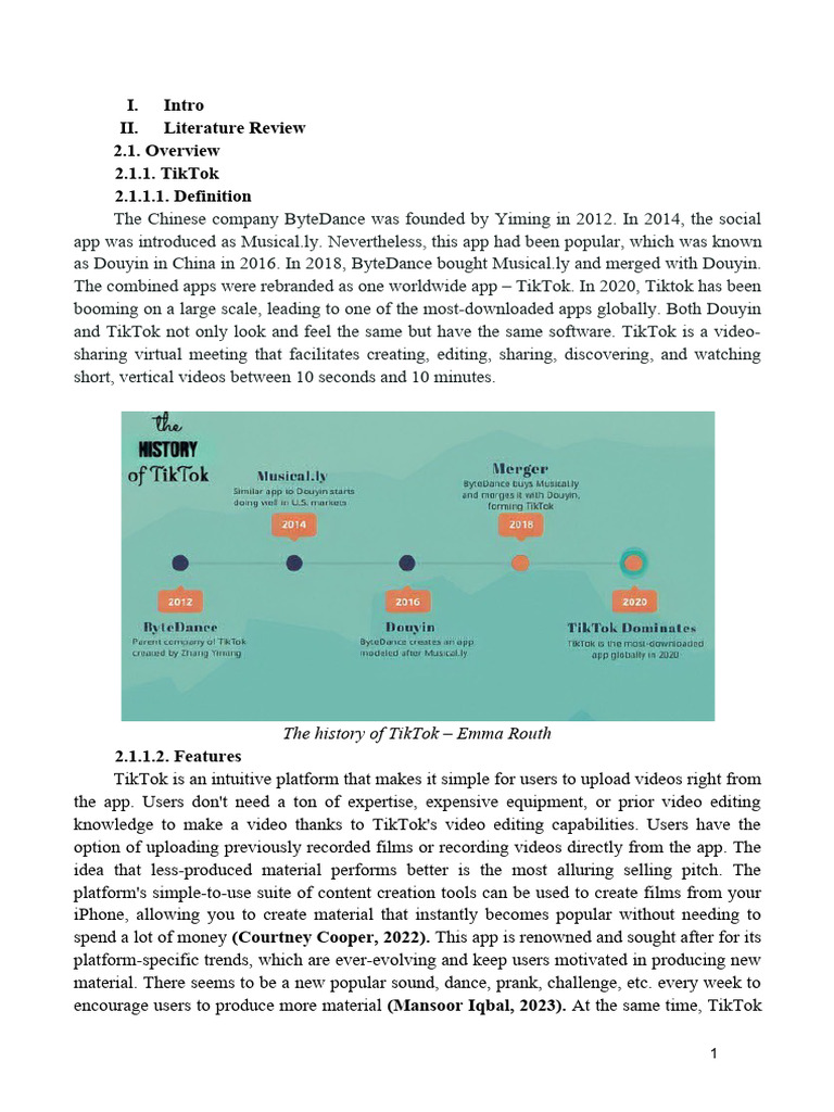 The Power of TikTok | PDF | Social Media | Popular Culture & Media Studies