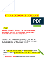 Etica y Codigo de Conducta