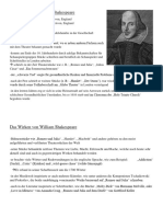 William Shakespeare Handout Klasse 9