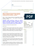 Fallos DIPr - Agencia Especial de Financiamiento Industrial Finame y Gobierno Federal C. Cidef Argentina Corporación de Inversiones S. Exhorto