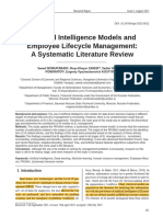 Artificial Intelligence Models and Employee Lifecycle Management A Systematic Literature Review