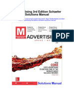 M Advertising 3rd Edition Schaefer Solutions Manual