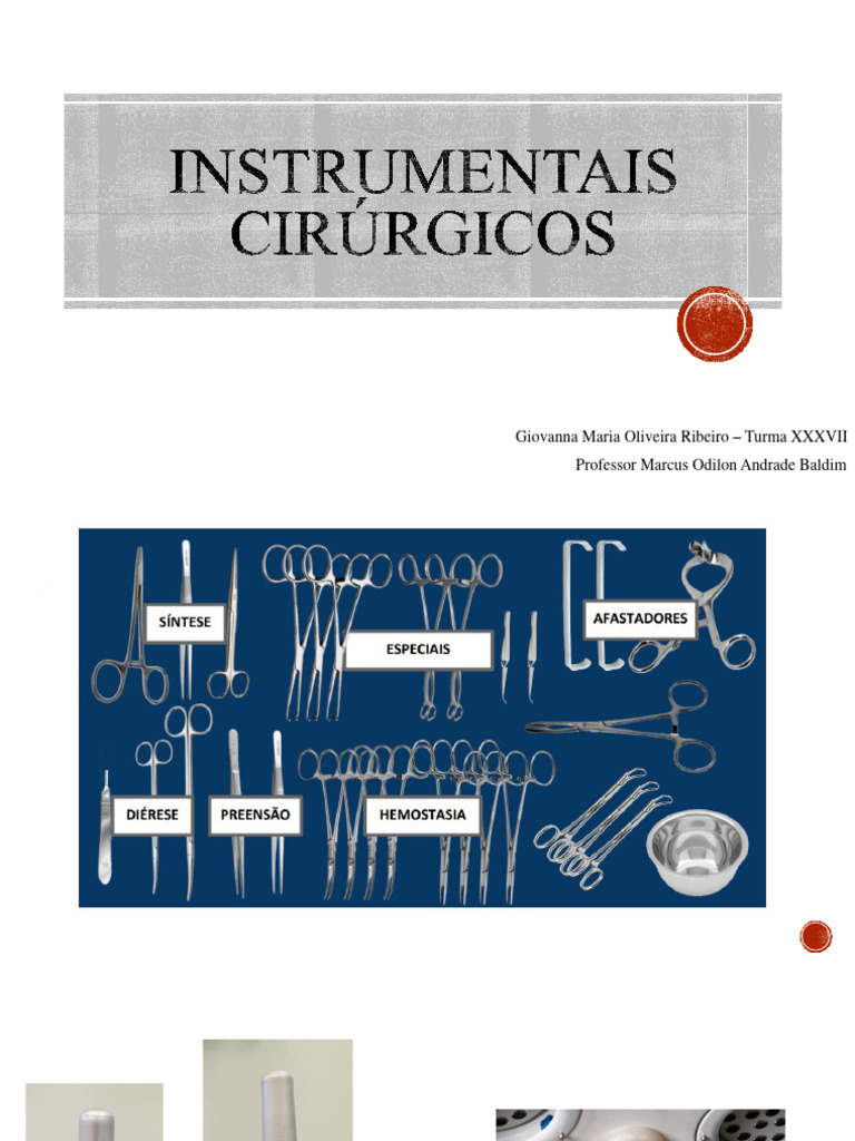 Instrumentos Cirúrgicos Essenciais | PDF | Ferramentas | Especialidades ...