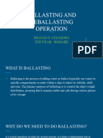 Ballasting and Deballasting Operation