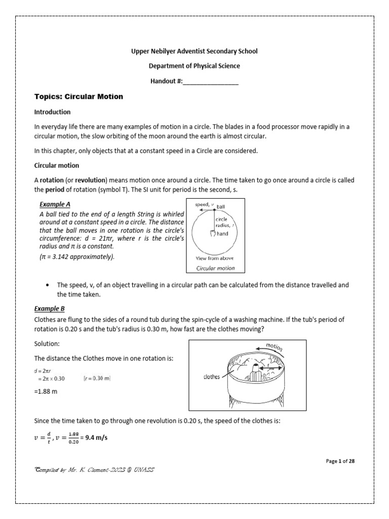 Circular motion save book pdf force friction