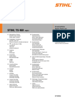 Stihl TS460 Parts Listing