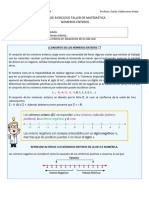 Guia Numeros Enteros Rectas y Valor Absoluto