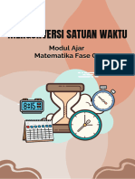 Modul Ajar Matematika - Mengonversi Satuan Waktu - Fase C-2