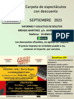 Cartelera Septiembre 2023 Fomento PDF