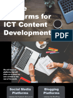 Online Platforms For ICT Content Development